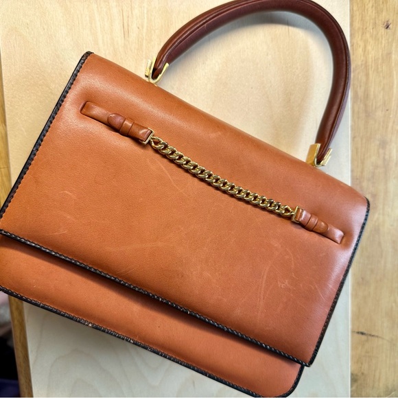 1950’s LOEWE Small Structured Soft Leather Authentic Vintage Handbag - Picture 2 of 16